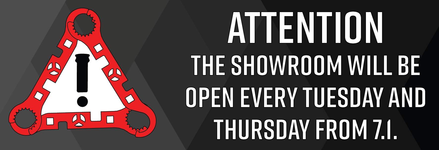 Showroom open every Tuesday and Thursday